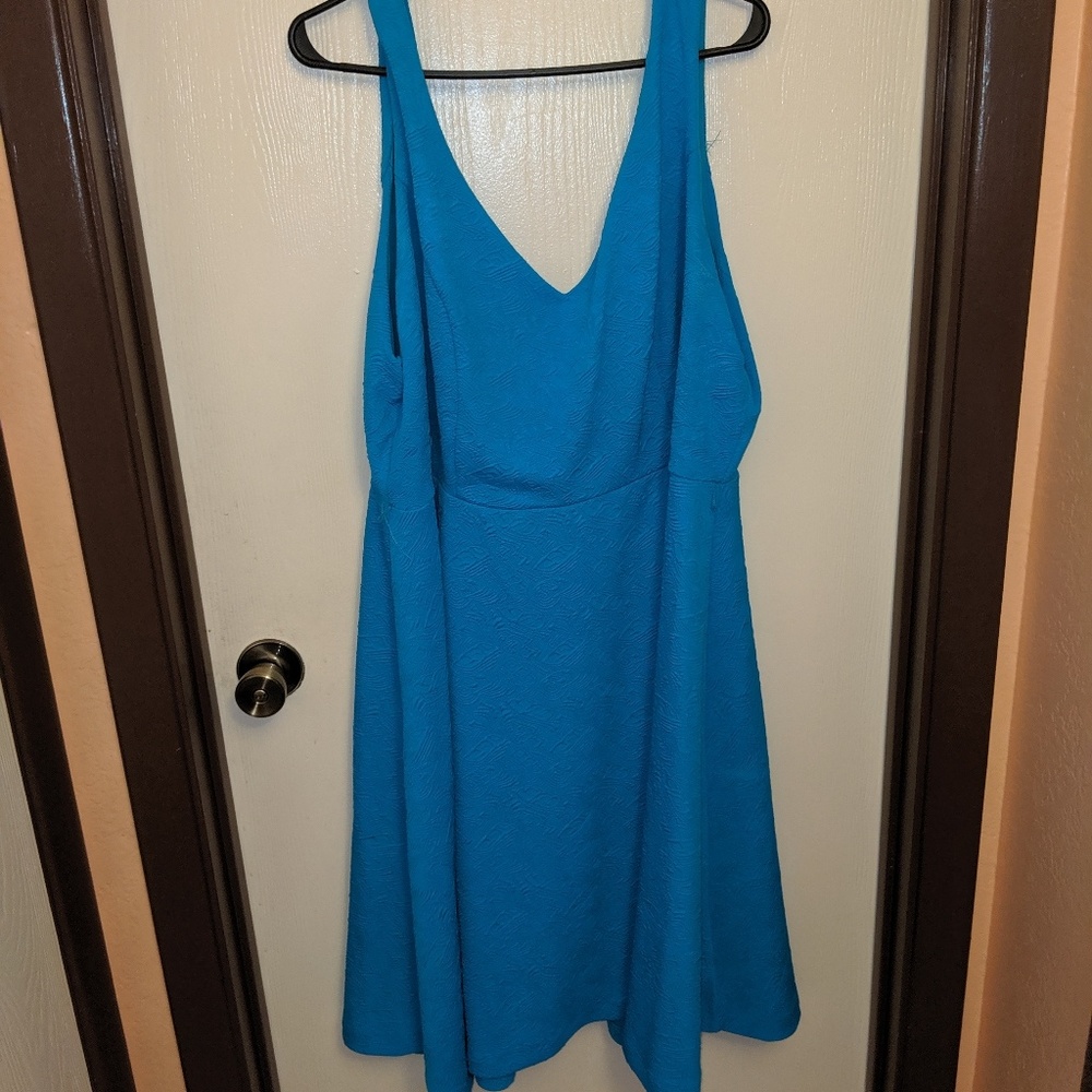 Torrid Sz 3 Textured Skater Dress